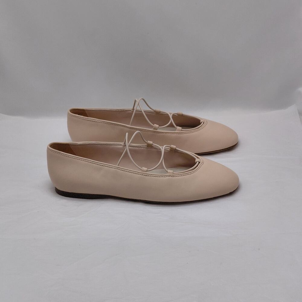 Franco Sarto Womens Ballet Flats Size 8 Blush Leather Comfort Festival Shoes